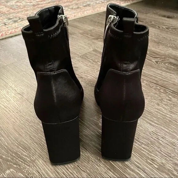 Marc fisher satin ankle boots