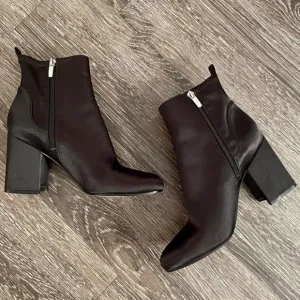 Marc fisher satin ankle boots