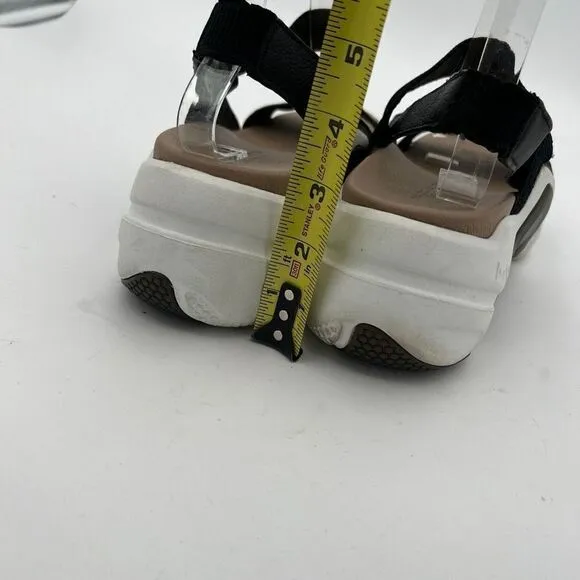 Mark Mason by Skechers Sandals Women's Size 10 Neo Block Black Leather Sandals