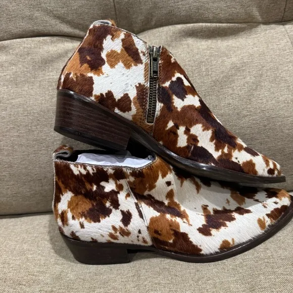 Matisse Orlin Calf Hair Ankle Boots 7.5