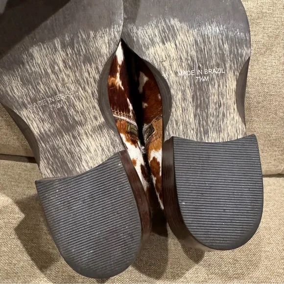 Matisse Orlin Calf Hair Ankle Boots 7.5