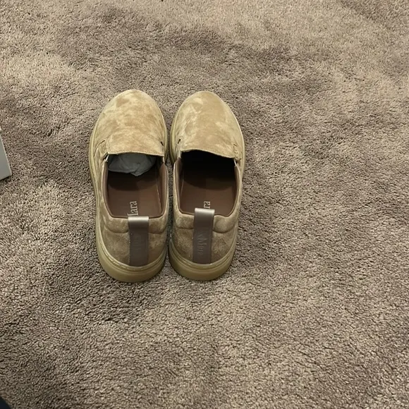 MaxMara women suede shoes size 11