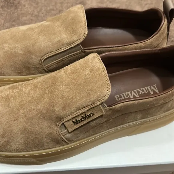 MaxMara women suede shoes size 11