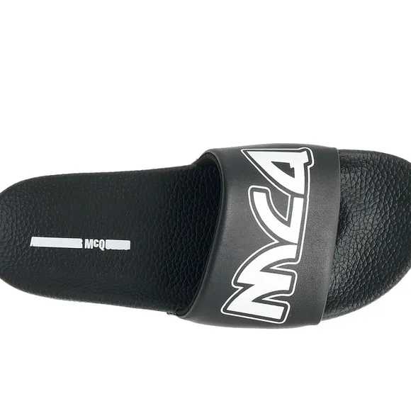 MCQ by Alexander McQueen Logo Slide Sandals