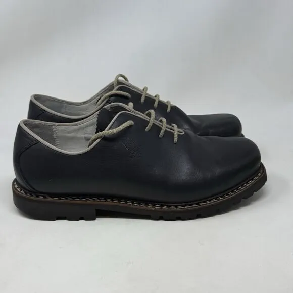 Meindl German Shoes Mens 11 Black Natina Calf Leather Dress Casual Oxford Derby