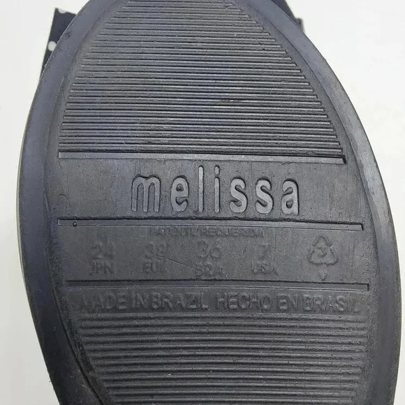 MELISSA Steamboat Willie Mickey Minnie Black Bow Flats Shoes Size 7