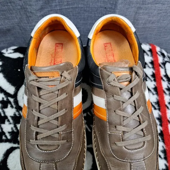 Men Pikolinos Fuencarral Leather Lace Up Brown Casual Shoes Sneaker