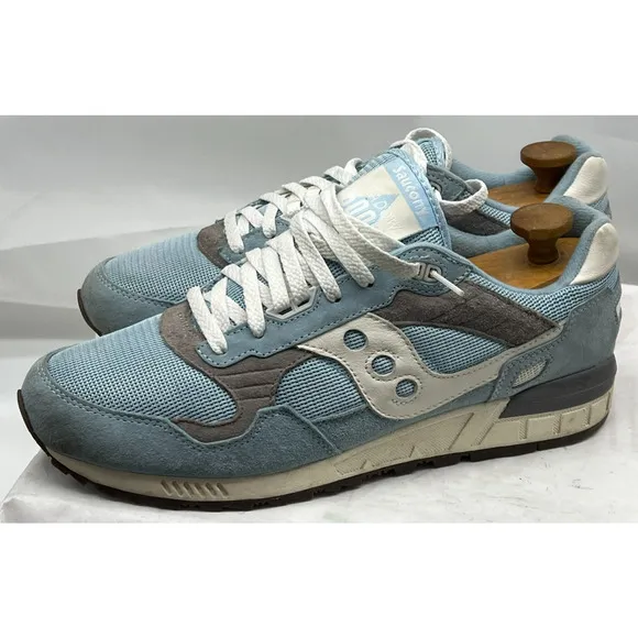 Men Size 12 - Saucony Shadow 5000 Baby Blue &amp; Gray