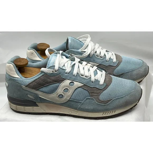 Men Size 12 - Saucony Shadow 5000 Baby Blue &amp; Gray