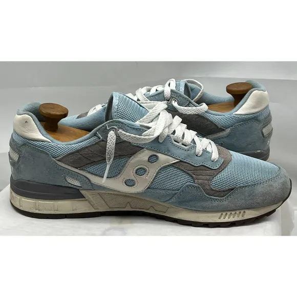 Men Size 12 - Saucony Shadow 5000 Baby Blue &amp; Gray