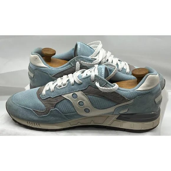 Men Size 12 - Saucony Shadow 5000 Baby Blue &amp; Gray