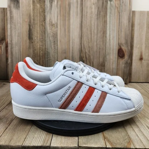 Mens Adidas Superstar size Leather Suede Athletic Sneakers Shoes