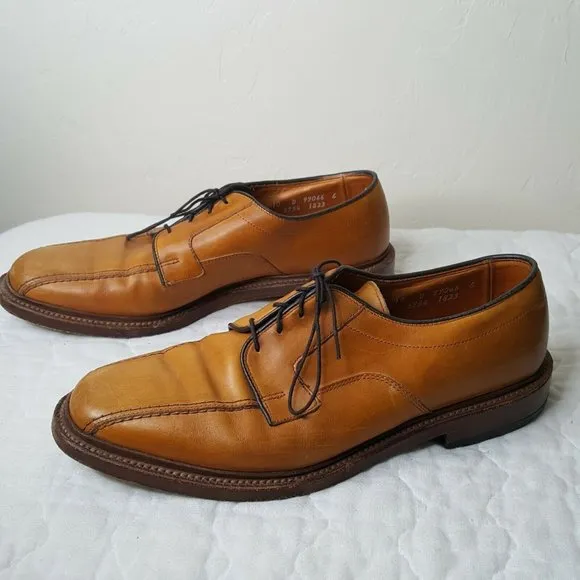 Mens Allen Edmonds Hillcrest Oxfords Dress Shoes Size 10 D Brown Leather