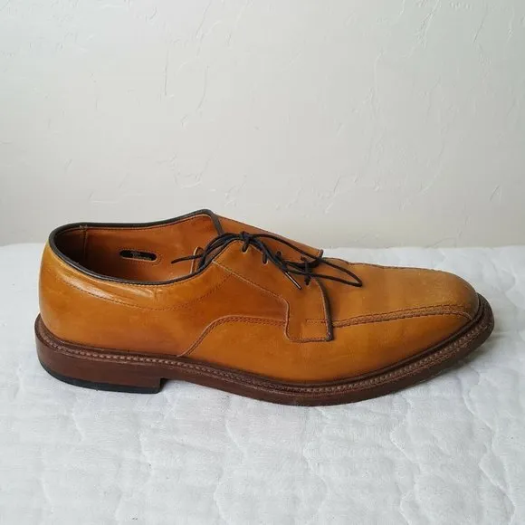 Mens Allen Edmonds Hillcrest Oxfords Dress Shoes Size 10 D Brown Leather