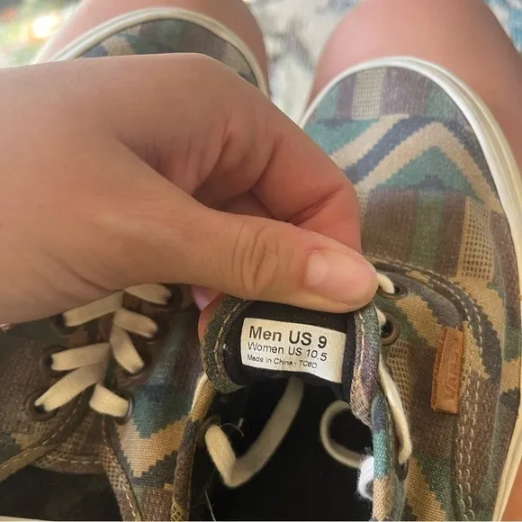 Men’s Aztec Vans California flats shoes