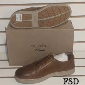 Men's Clark's Kitna Stride Tan Leather Shoes