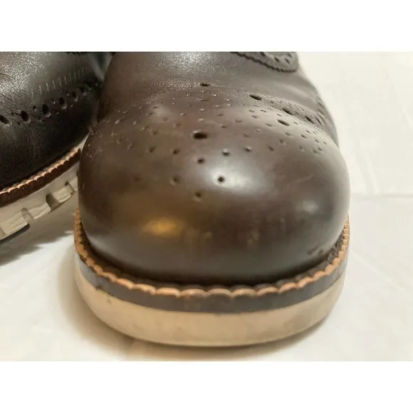 Men’s Cole Haan ZeroGrand Wing Ox Brogue‎ Leather Brown Size 9.5 C25273