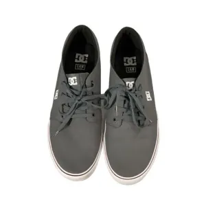 Men’s DC Dark Gray Lace Up Low Top Casual Skate Sneakers Shoes Size 14 M