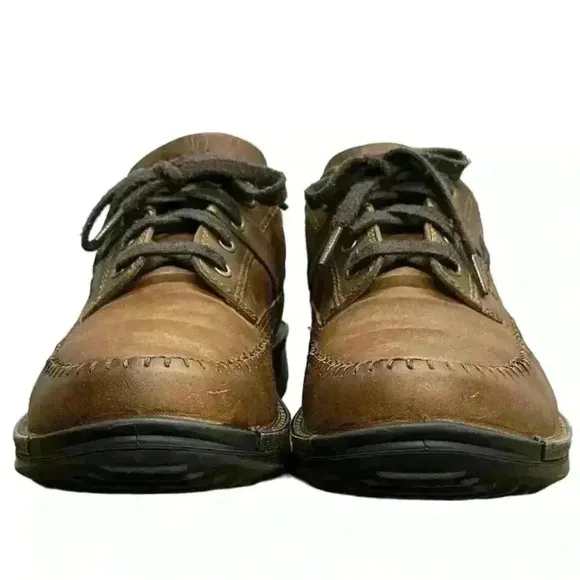 Mens ECCO Original Fusion Leather Lace Shoes EU 43 (US 9.5) Perfect Condition