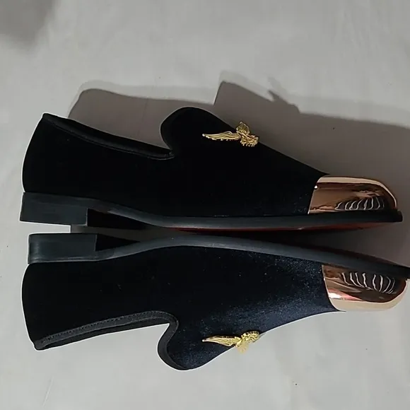 Men's Elanroman Suede Slipon Dress Shoes NWOT