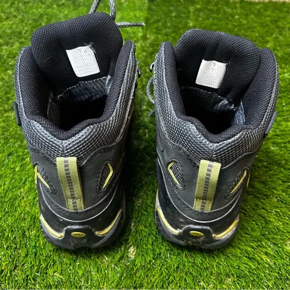 Men's Gray and Green Hiking Shoes