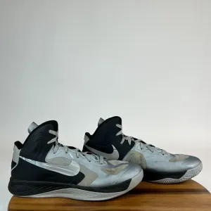 Mens Nike Zoom HyperFuse Gray‎ High Athletic Basketball Shoes Sneakers Size 12 M