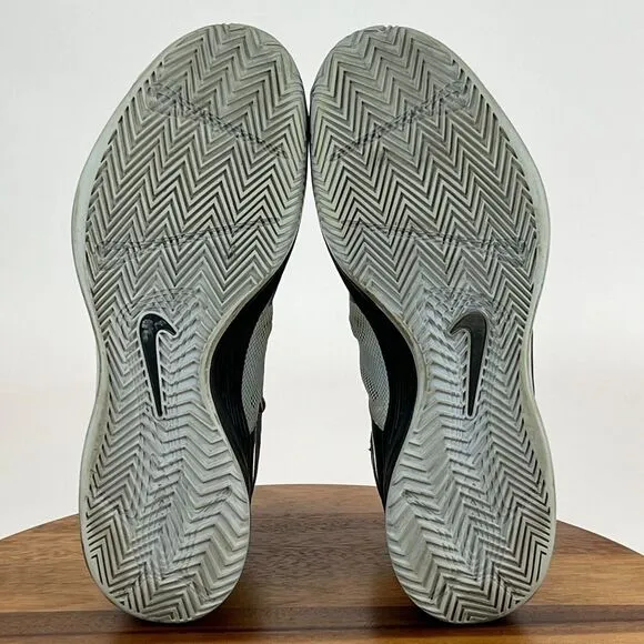 Mens Nike Zoom HyperFuse Gray‎ High Athletic Basketball Shoes Sneakers Size 12 M