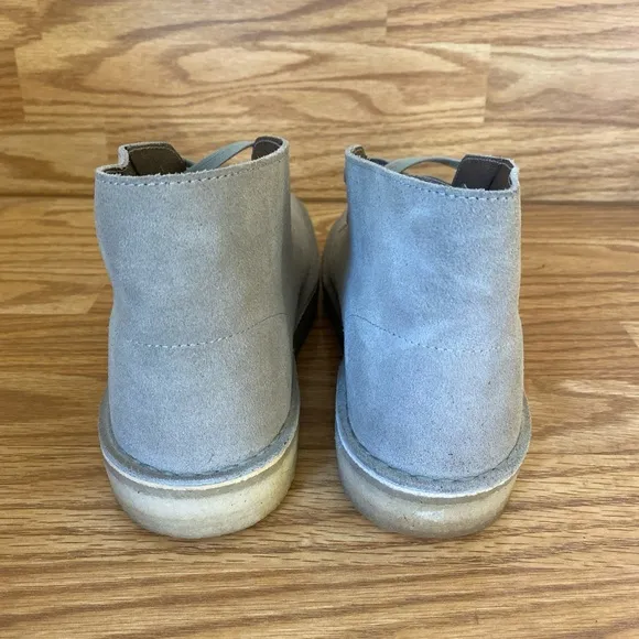 Men's Shoes Clarks Originals DESERT COAL Ankle Boots STONE SUEDE Size 10 M NWT