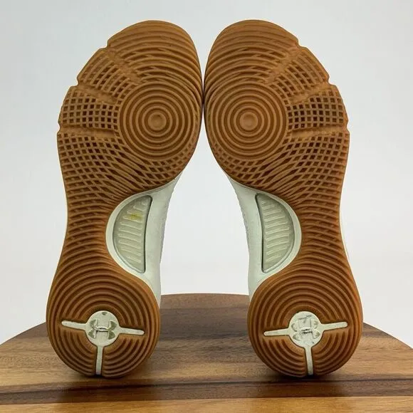 Mens Under Armour Curry 4‎ Low Baja Beige Athletic Sneakers Shoes Size 15 D
