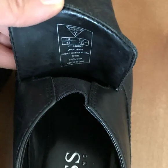 Men’s Black leather dress shoes