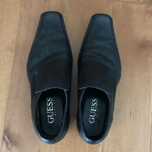 Men’s Black leather dress shoes