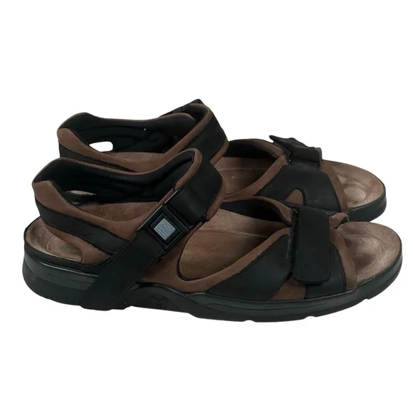 Mephisto Shark Fit Sandals Men's Strappy Leather Comfort Shoes EU 47 US 13
