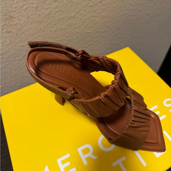 Mercedes Castillo Women's Brown Heeled Sandals, Size 8.5