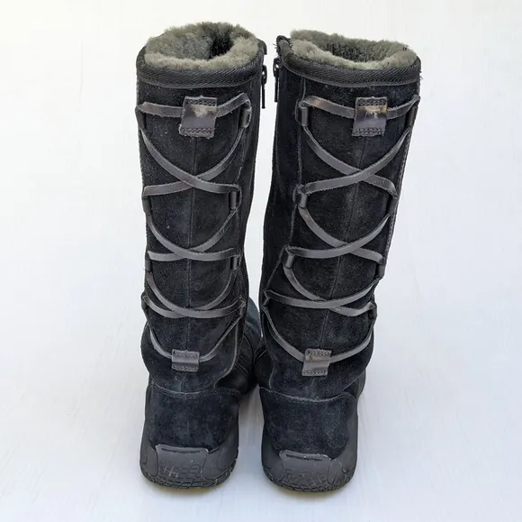 MERRELL Encore Back Lace High Snow Boots Black
