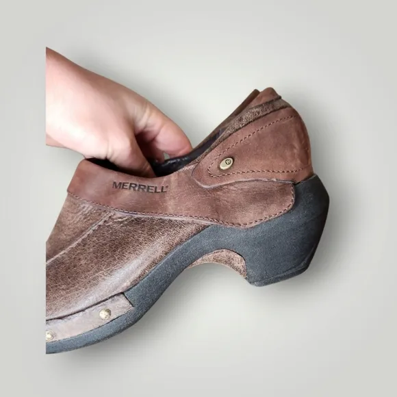 Merrell Espresso Brown Casual Clogs Shoes 7.5 Brown Luxe Espresso Performance