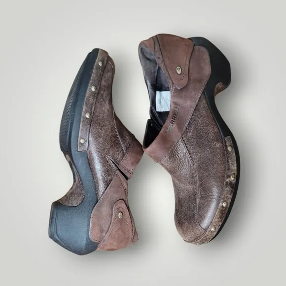 Merrell Espresso Brown Casual Clogs Shoes 7.5 Brown Luxe Espresso Performance