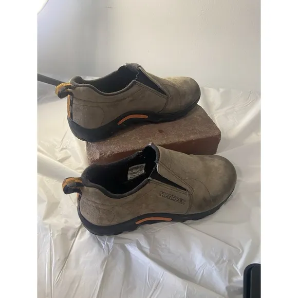 Merrell Jungle Moc Kids Gunsmoke Slip-On Sneakers-Size 2M Kids