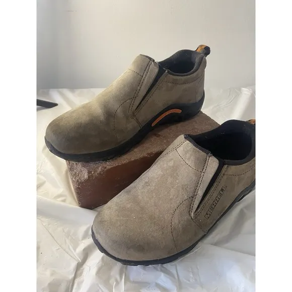 Merrell Jungle Moc Kids Gunsmoke Slip-On Sneakers-Size 2M Kids