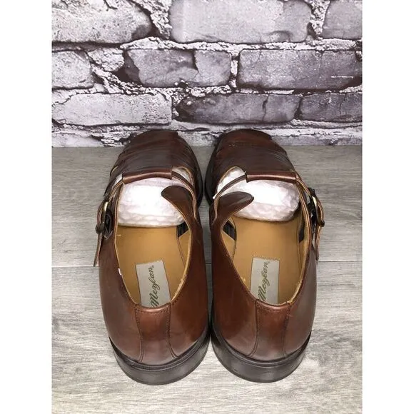 Mezlan Diablo Brown Leather Fisherman Strap Casual Sandals Men’s Sz 11M US/44EU