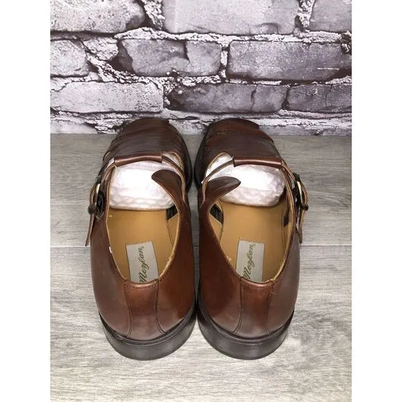 Mezlan Diablo Brown Leather Fisherman Strap Casual Sandals Men’s Sz 11M US/44EU