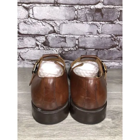 Mezlan Diablo Brown Leather Fisherman Strap Casual Sandals Men’s Sz 11M US/44EU