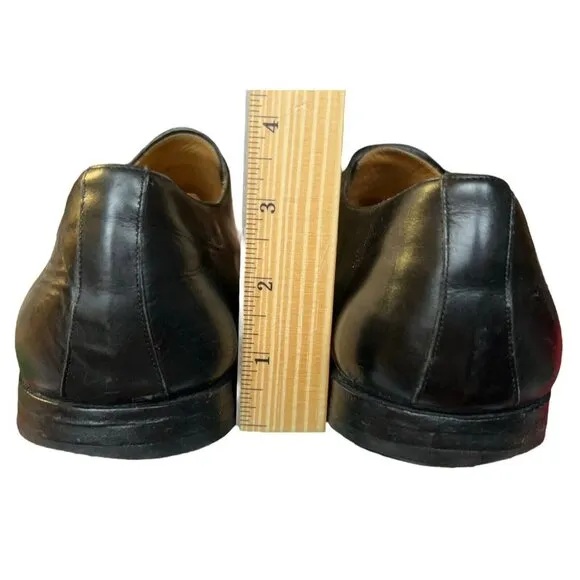 Mezlan Winthrop Black Leather Apron Split Toe Monk Strap Shoes Mens 13 M Spain