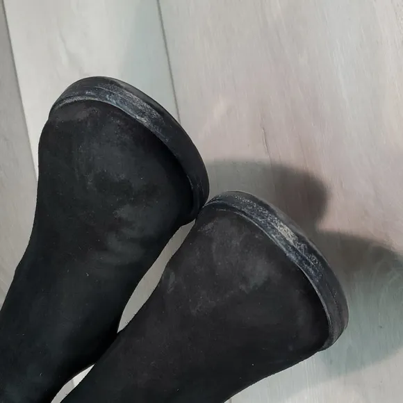 M.Gemi Womens Ankle Suede Heels boots shoes sz 38.5/8.5