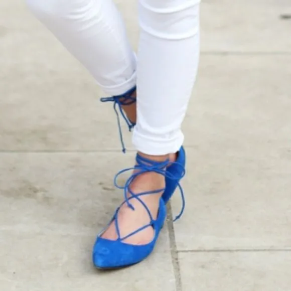M. Gemi Lace Up Flats