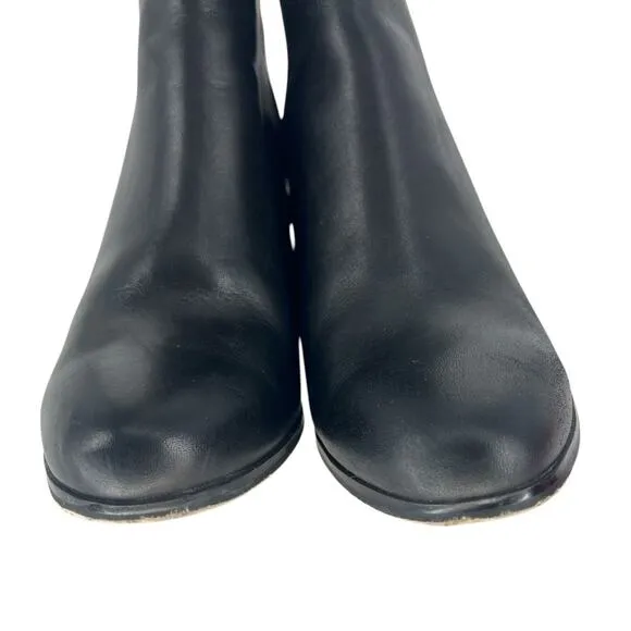Michael Kors Black Frenchie Lock Ankle Boots