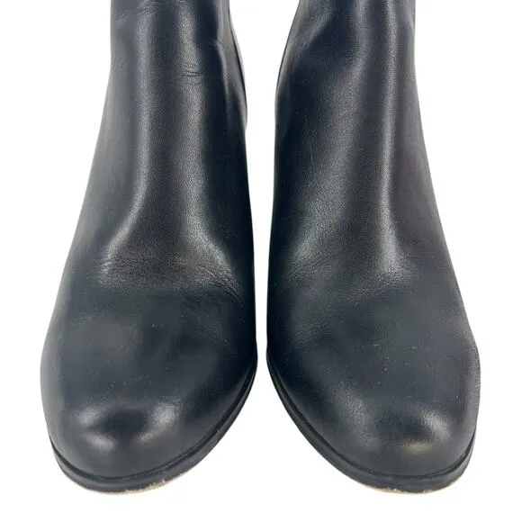 Michael Kors Black Frenchie Lock Ankle Boots