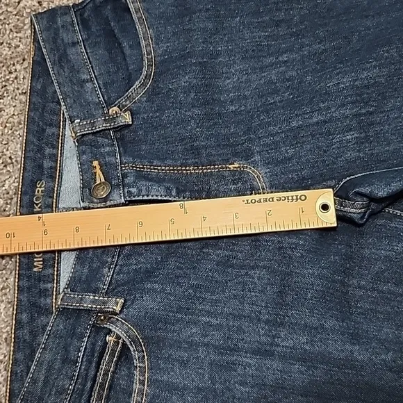 MICHAEL Kors Gold Sausalito Jeans sz 4 bootcut