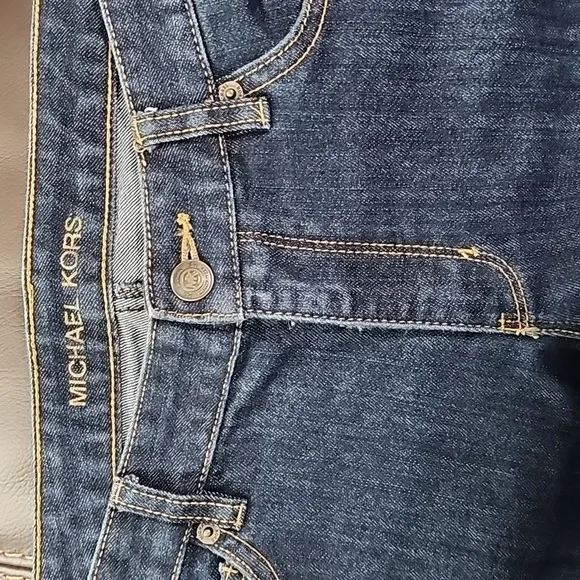 MICHAEL Kors Gold Sausalito Jeans sz 4 bootcut