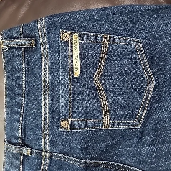 MICHAEL Kors Gold Sausalito Jeans sz 4 bootcut