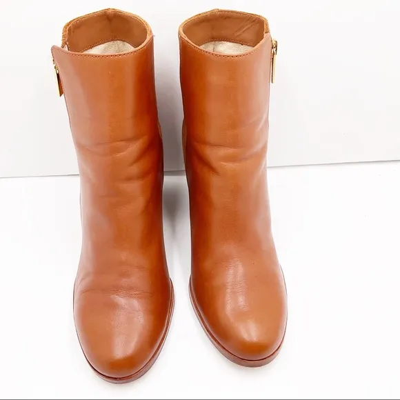 {Michael Kors} Leather &amp; Suede Ankle Boots
